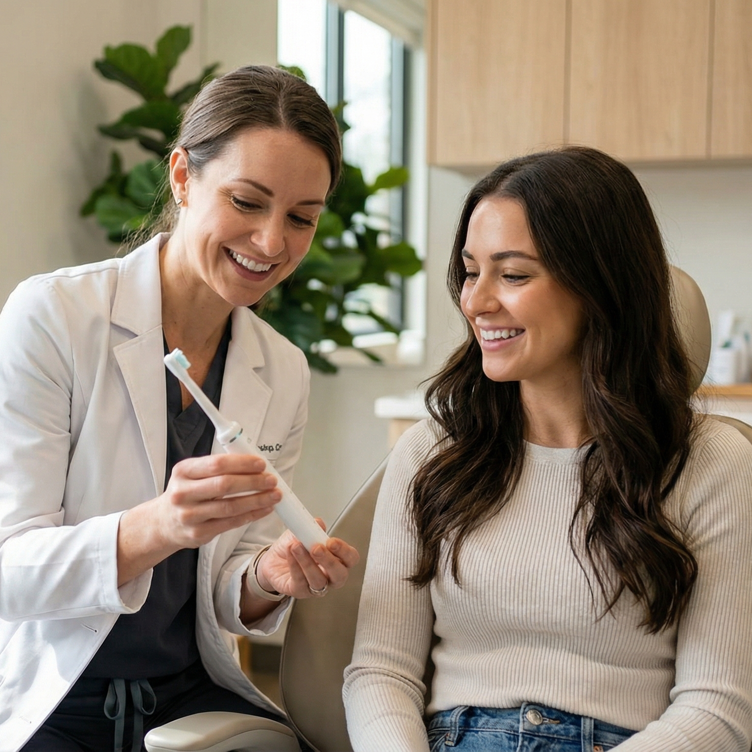 התנועה המומלצת על ידי רופאי שיניים.
